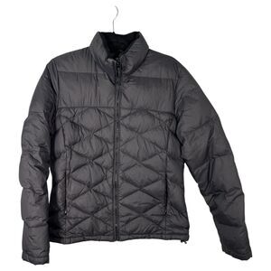 Eddie Bauer Black Quilted Down Filled Jacket Women's Size Small